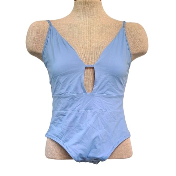 Becca by Rebecca Virtue Pastel One Piece Swimsuit Bathing Suit MEDIUM Resort M - Picture 1 of 7